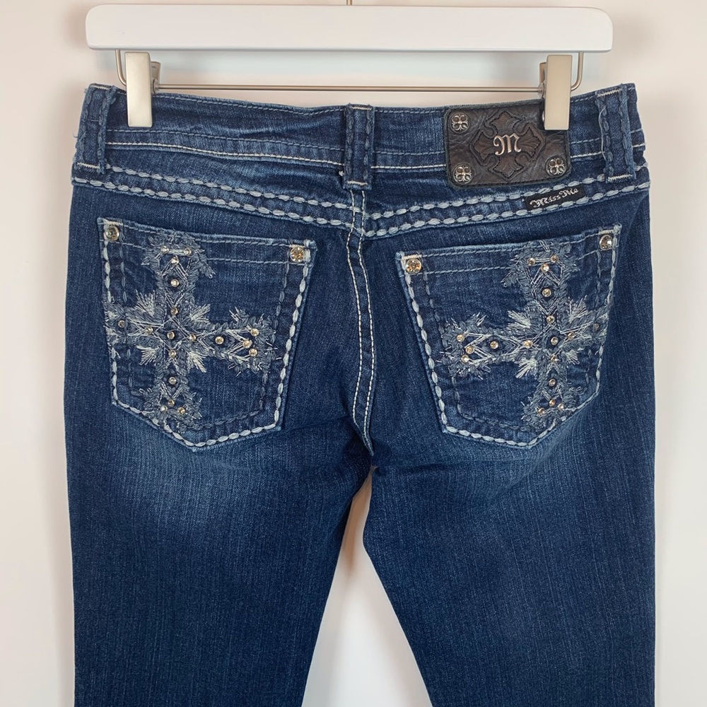 Miss Me Embellished Distressed Skinny Jeans 29